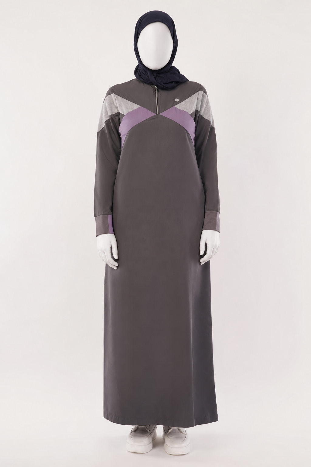 Urban Slate Raised Collar Jilbab
