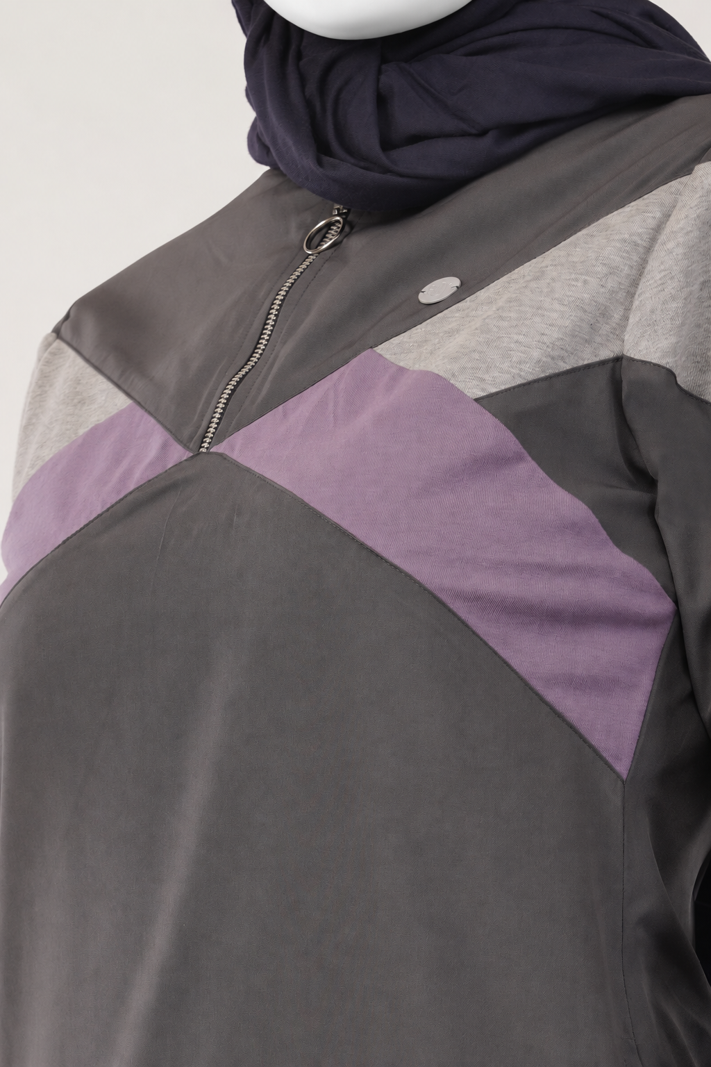 Urban Slate Raised Collar Jilbab
